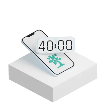 40 minutes timer of the app